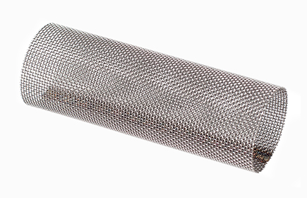 单层不锈钢编织过滤网筒生产定制，浩通网业